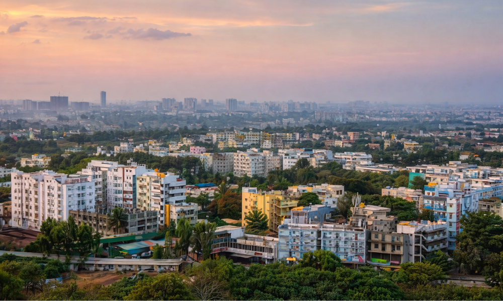 Bellandur Bangalore skyline showing coworking locations Bangalore near major IT corridors