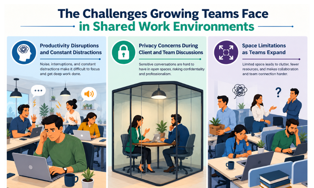 The Challenges Growing Teams Face in Shared Work Environments