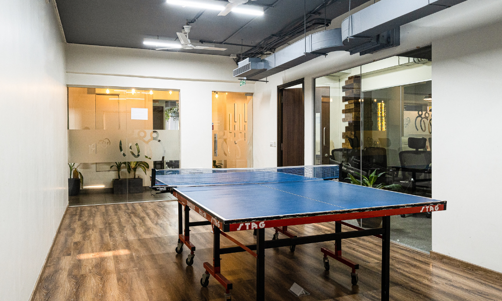 Table Tennis Table That Encourages Balance and Connection