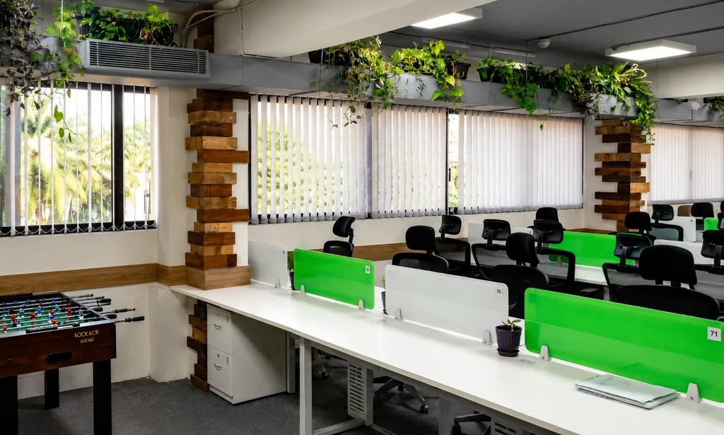  Sustainability is built into the workspace
